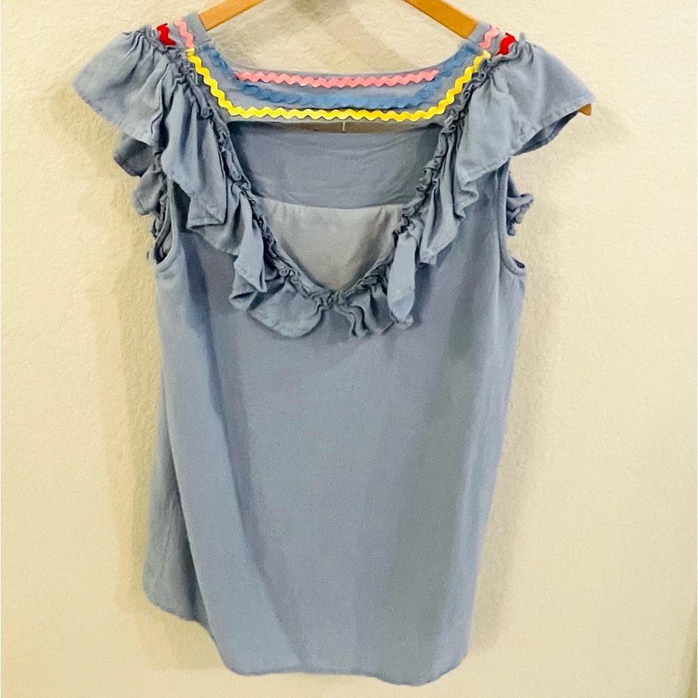 Ric Rac Ribbon Detail Top - Size M - Picture 3 of 4